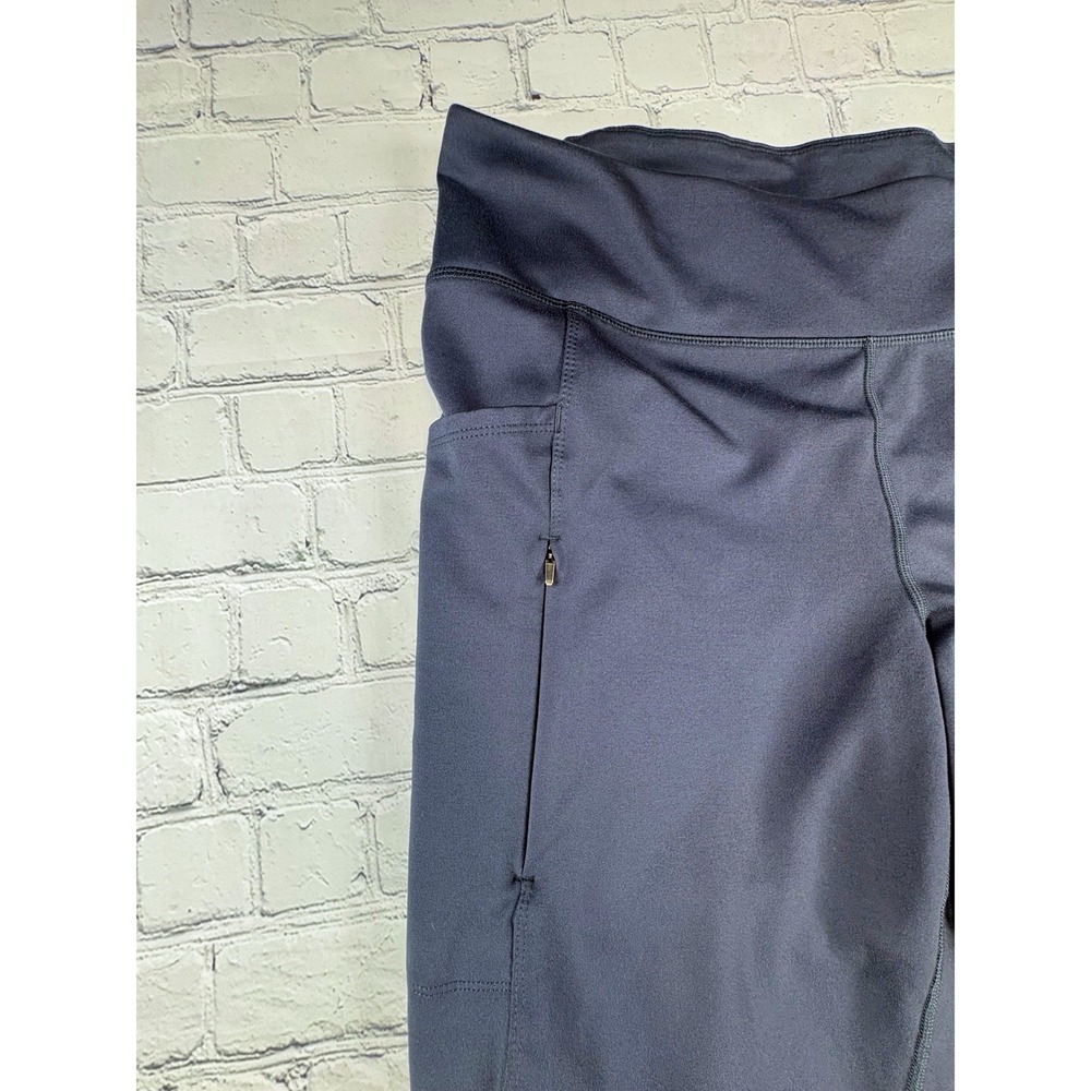 Patagonia Pack Out Hiking Leggings Womens Large Navy Blue Good - Picture 4 of 10